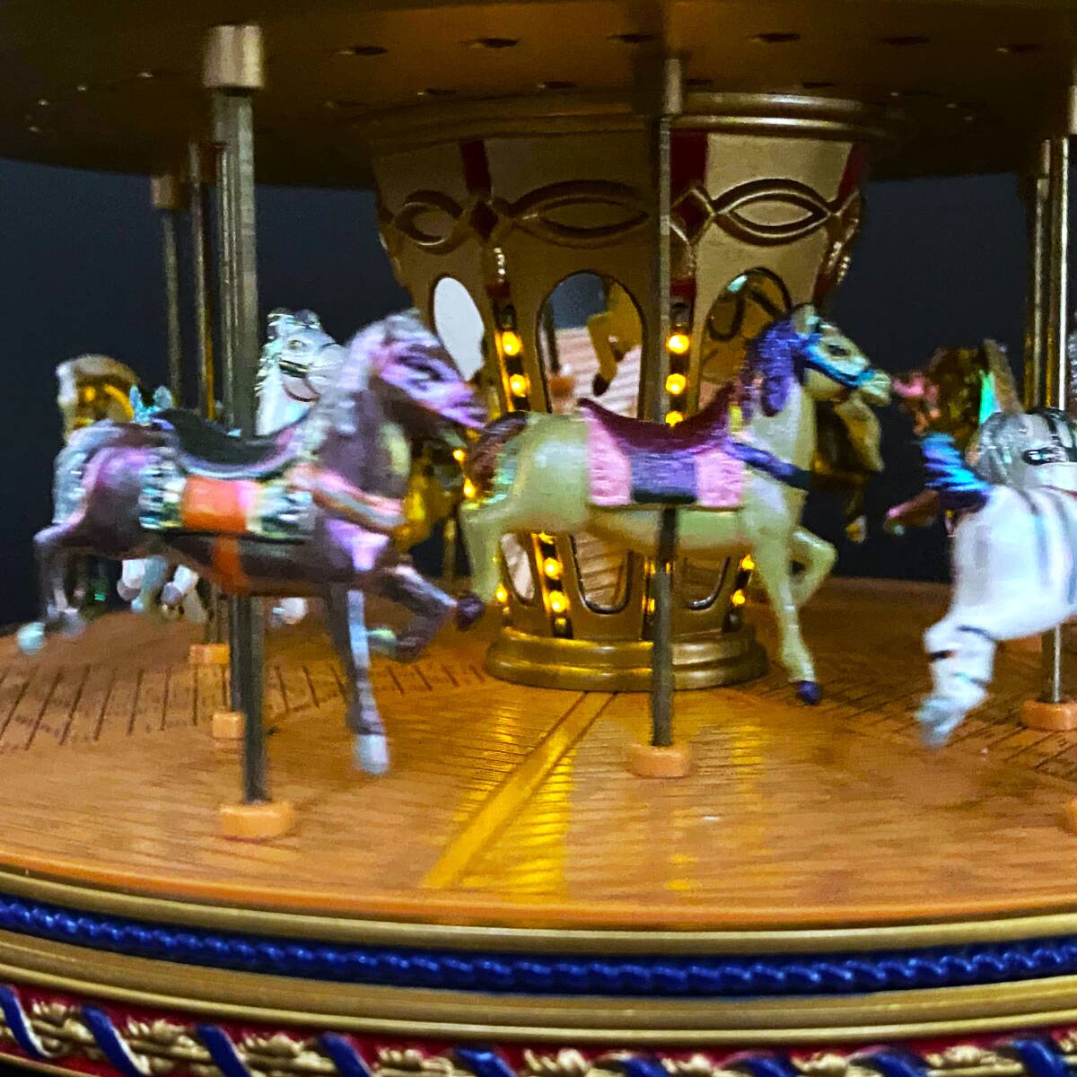 美品】ミスタークリスマス ゴールドラベル メリーゴーランド