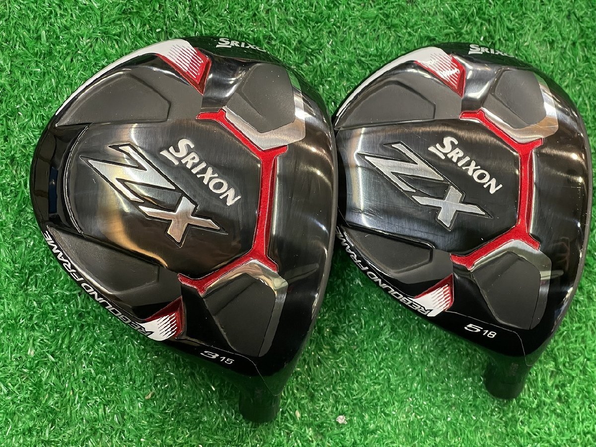 スリクソンZXフェアウェイウッドヘッド 3W[15]⁄5W[18] 2個セット