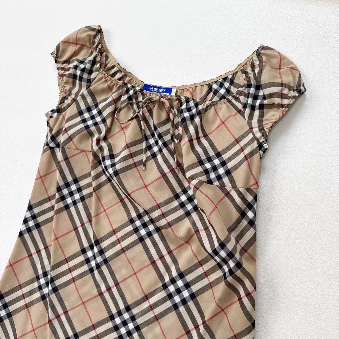 BURBERRY BLUE LABEL バーバリーブルーレーベル ノースリーブ