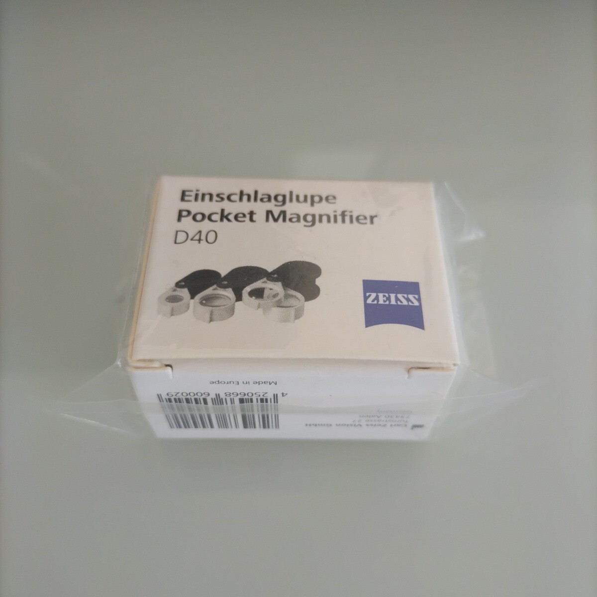 新品】Pearl セール パール ZEISS ポケットルーペ ZEISS 折込式