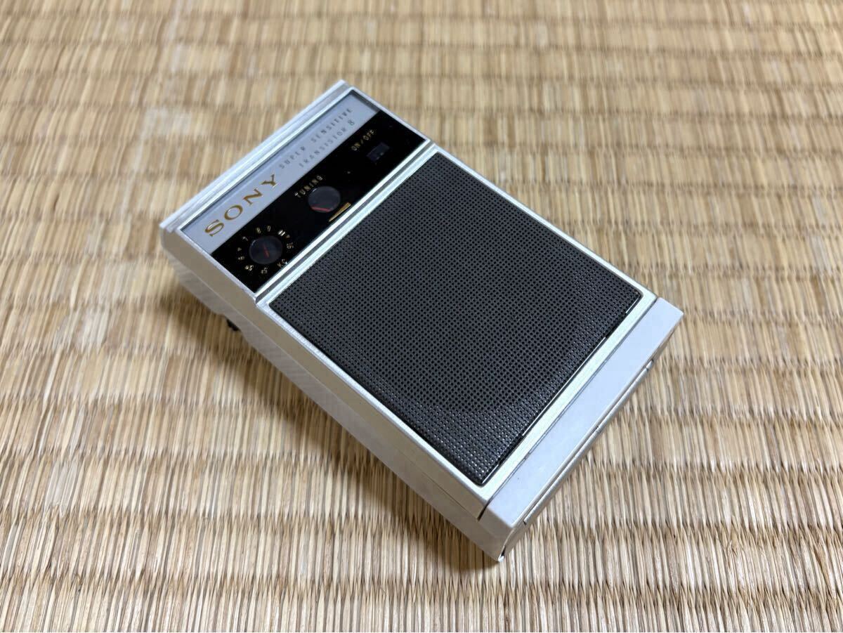 動作品 SONY TR-830ラジオ ケース付き ソニー SONY TR-830 AM