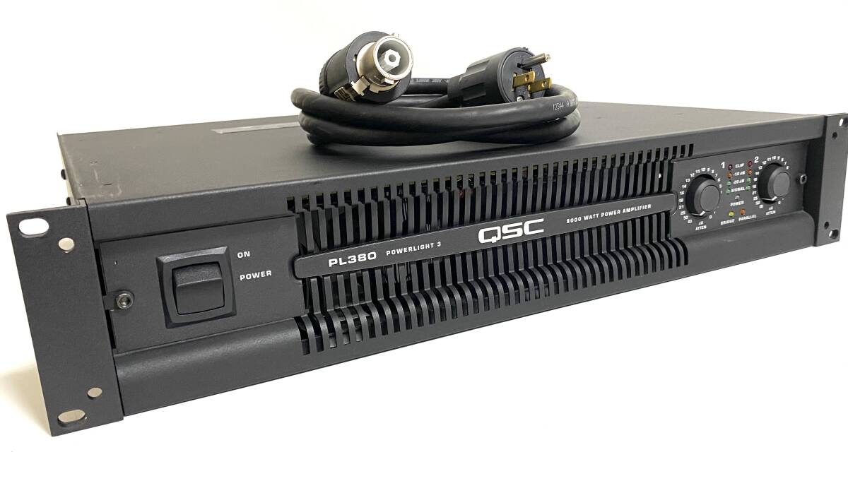 Yahoo!オークション - 動作品 QSC PL380 パワーアンプ PAアンプ Power