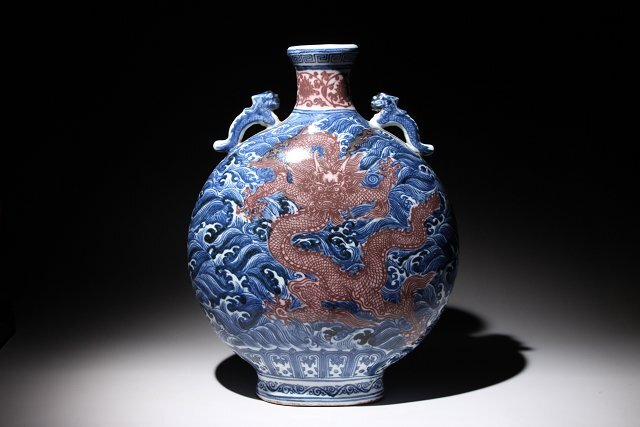 美しい古美術品◼️蔵から出てきた美しい謎の紋様が刻まれた壺、壷、花