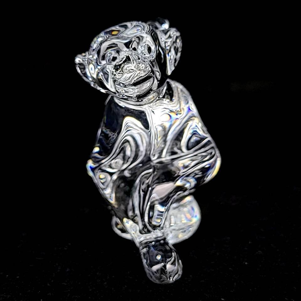 美品/バカラ Baccarat 干支 さる 猿 申年 フィギュリン 置物