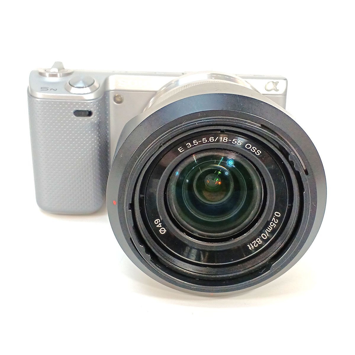中古カメラ☆SONY ソニー NEX-5N+18-55 lens シルバー☆1082＃＃ SONY α