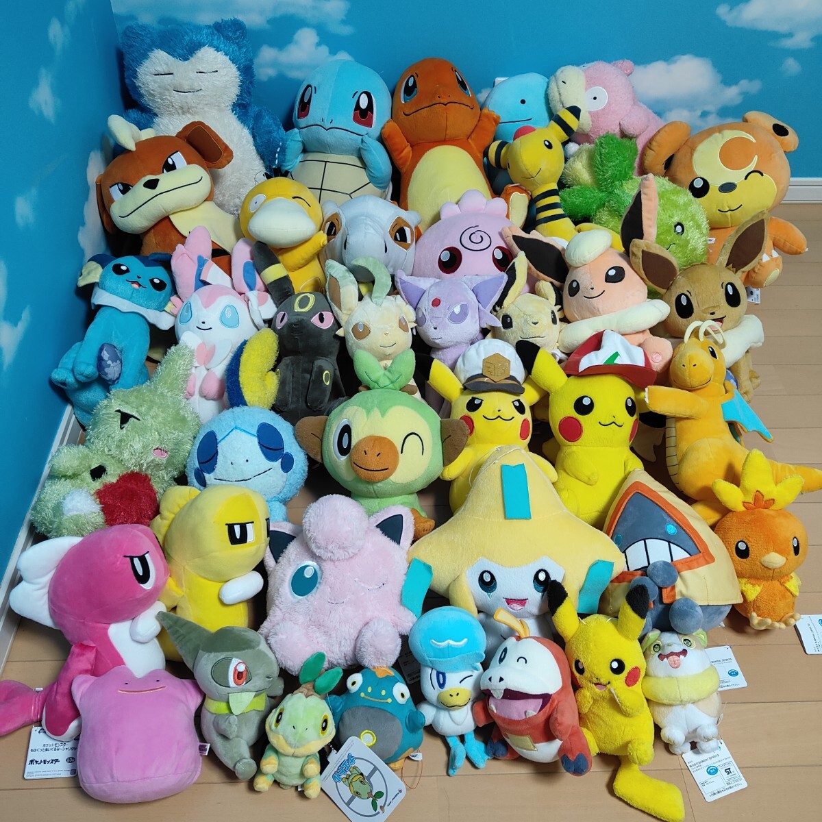 送料無料 Pokemon ぬいぐるみ 大量 まとめ売り セット3 ポケモン