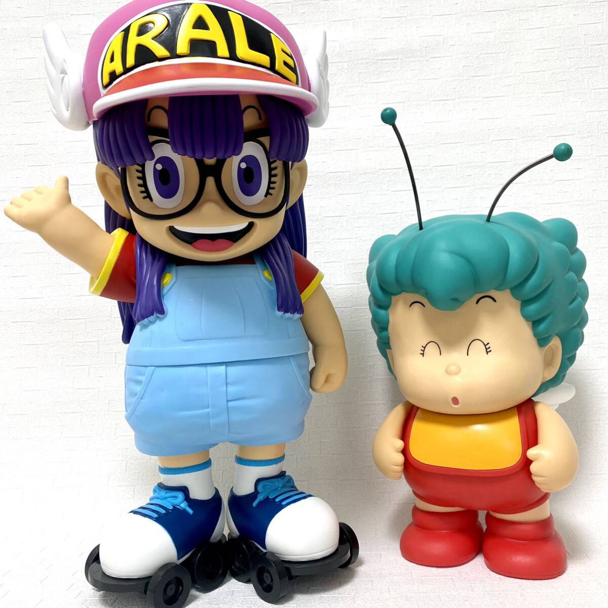 アラレちゃん & ガッちゃん 特大サイズ ソフビ フィギュア｜Yahoo