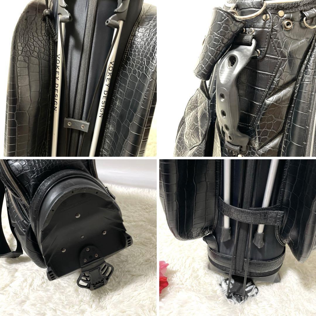極美品 クロコ型押し Titleist タイトリスト VOKEI DESIGN ボーケイ