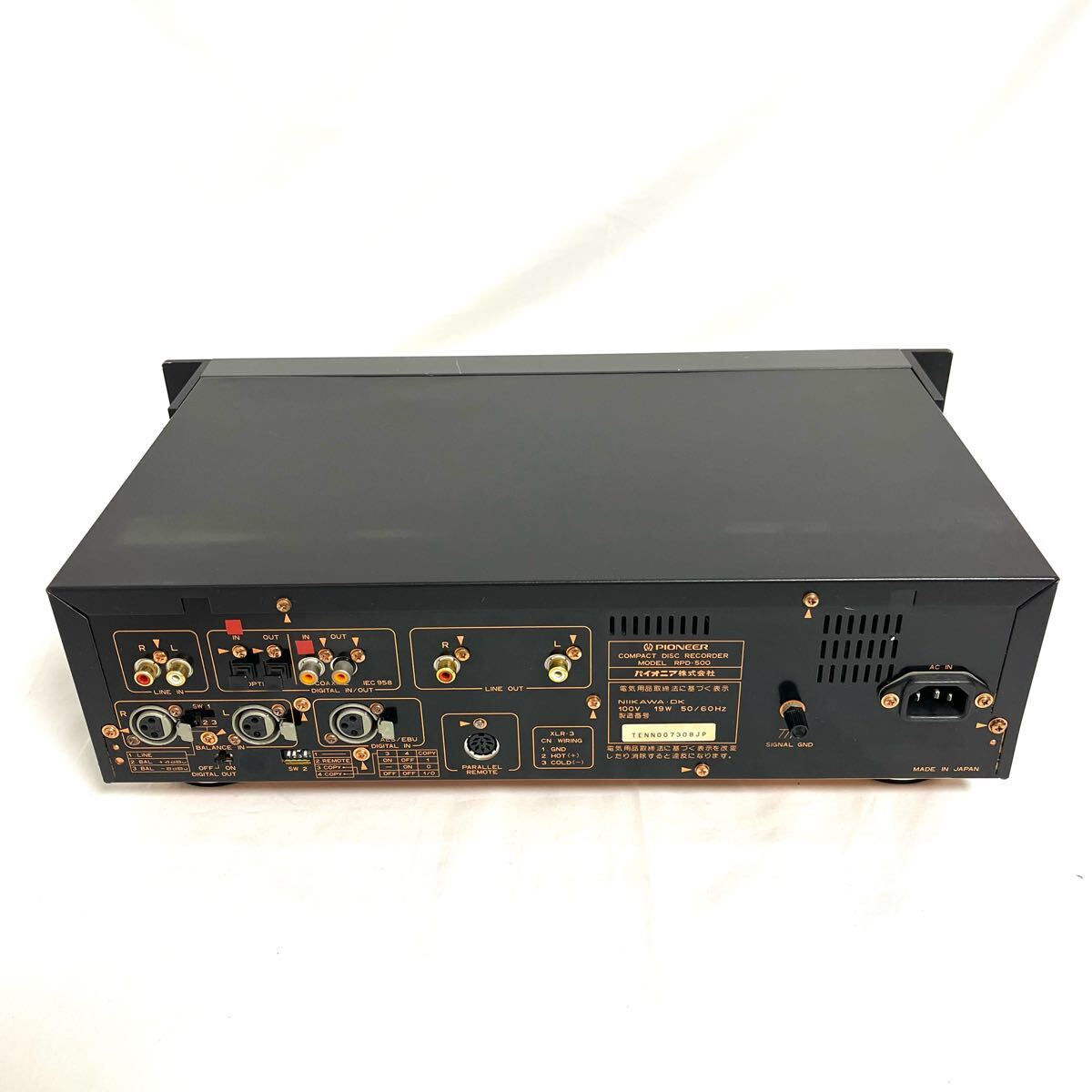 PIONEER RPD-500 CDレコーダー◇現状品 パイオニア RPD-500 ♪ PIONEER