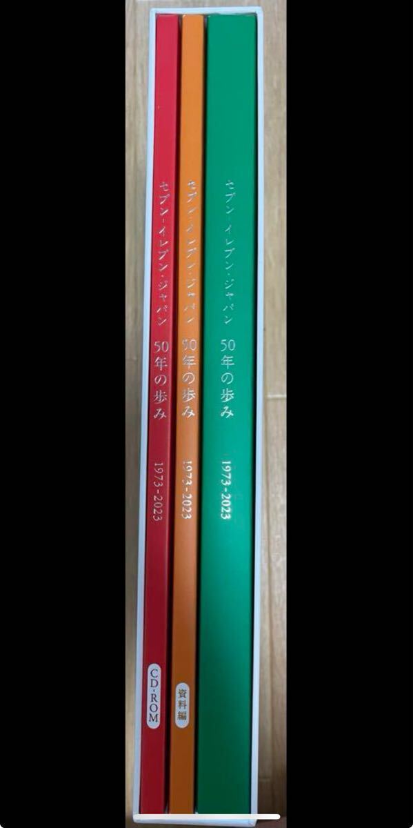 Yahoo!オークション - ◯ セブンイレブン50年の歩み社史3冊組DVD付豪華