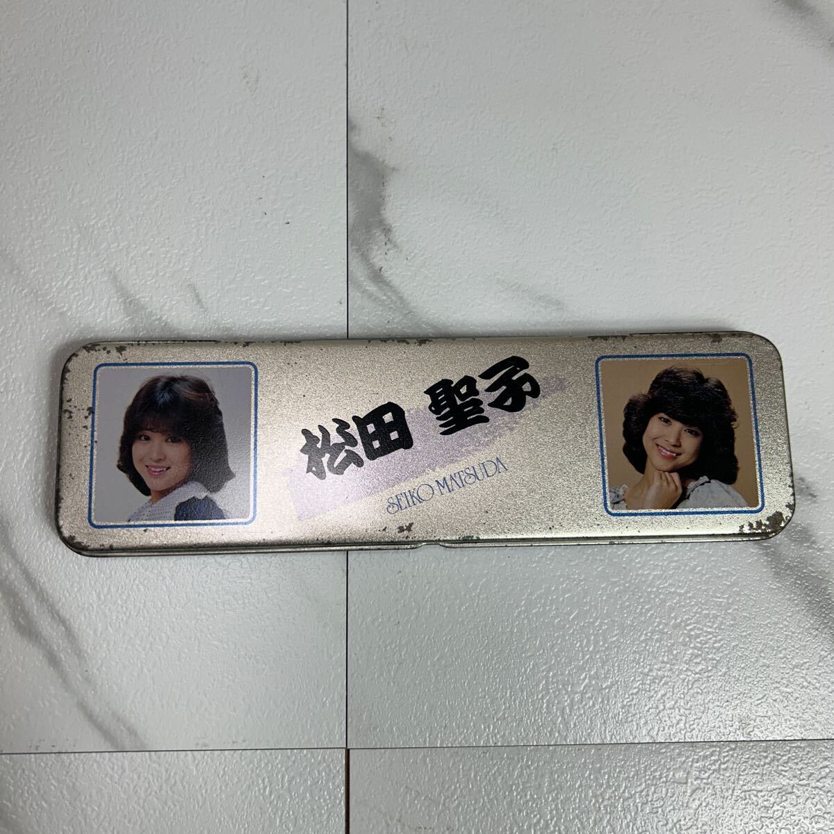 Yahoo!オークション - 松田聖子 レア缶ペンケース 筆箱 昭和レトロ