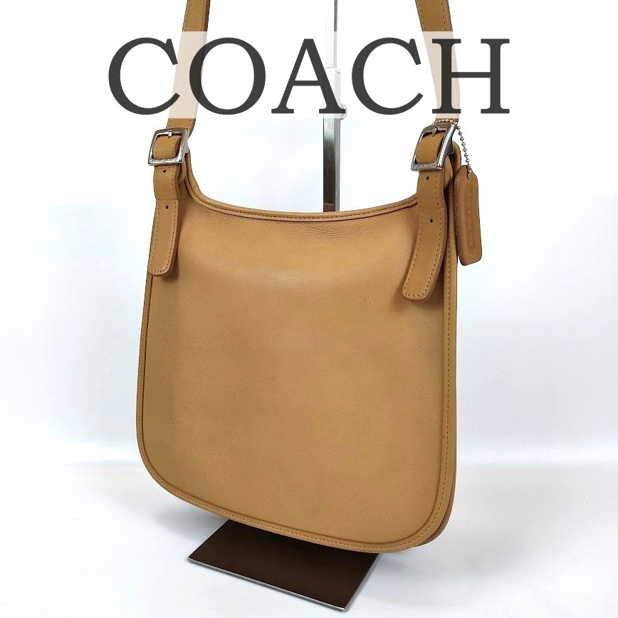 未使用級 COACH オールドコーチ ショルダーバッグ レザー 本革 9135