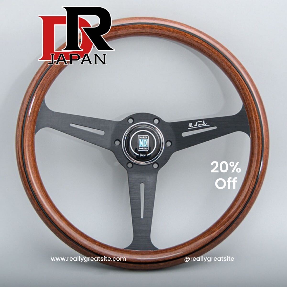 NARDI ナルディクラシック ウッド調 ポリッシュ ステアリング 車