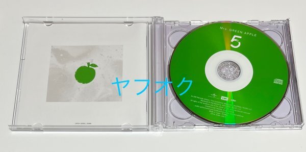国内正規品】 Mrs GREEN APPLE 5 初回限定盤 CD+DVD アルバム ミセス