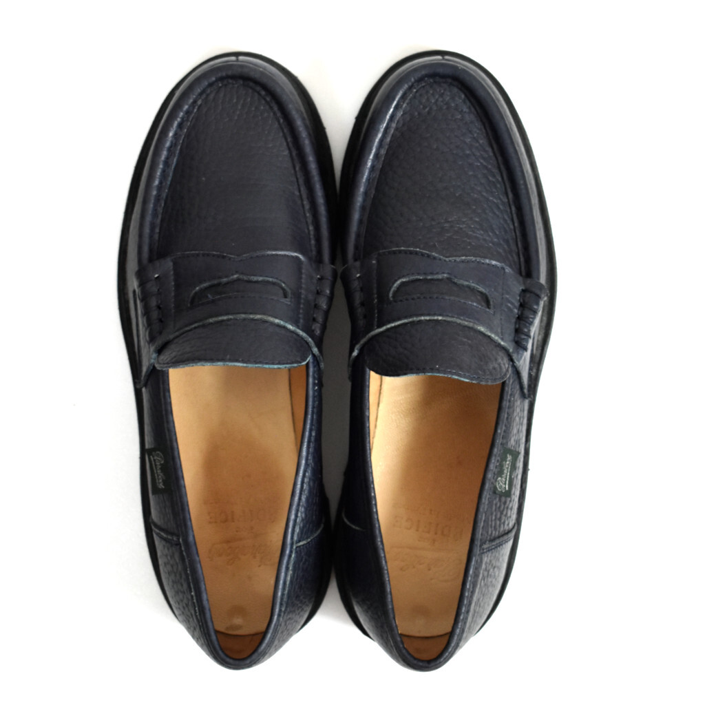 希少 エディフィス別注 PARABOOT パラブーツ ランス ネイビー グレイン