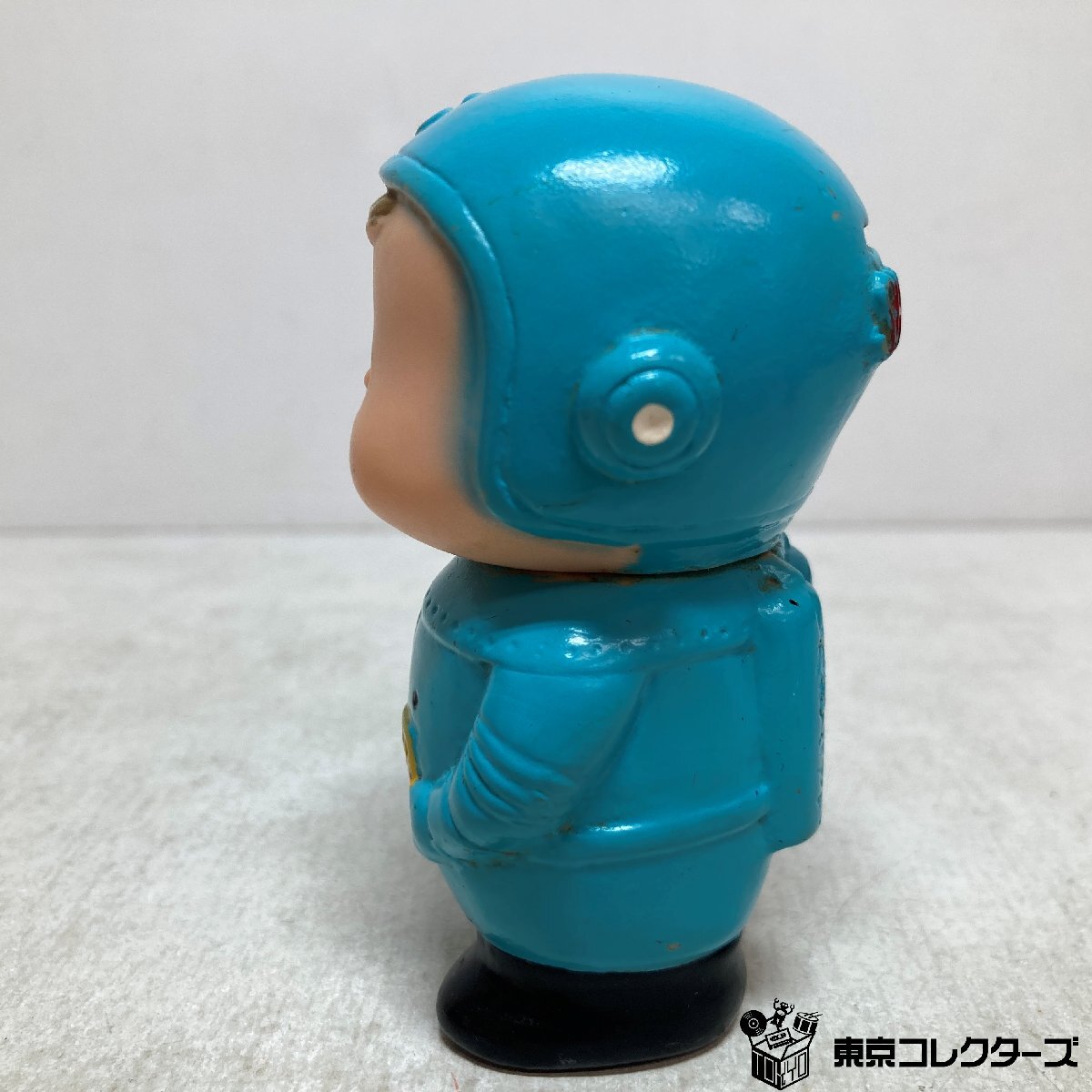 激レア 昭和レトロ 滋賀銀行 当時物 ソフビ しがちゃん 貯金箱 宇宙服