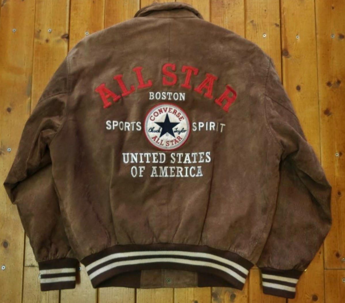 中古品 コンバース オールスター 豚革 ピッグスエード スタジャン M