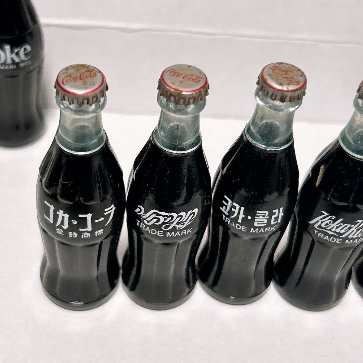 コカコーラ 当時物 瓶 ボトル コレクション ミニチュア 雑貨 9本セット