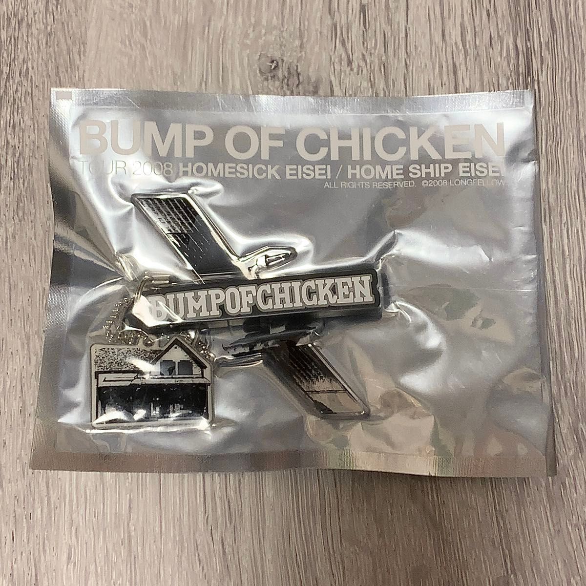 新品】BUMP OF CHICKEN ホームシック衛星 2008 キーホルダーストラップ
