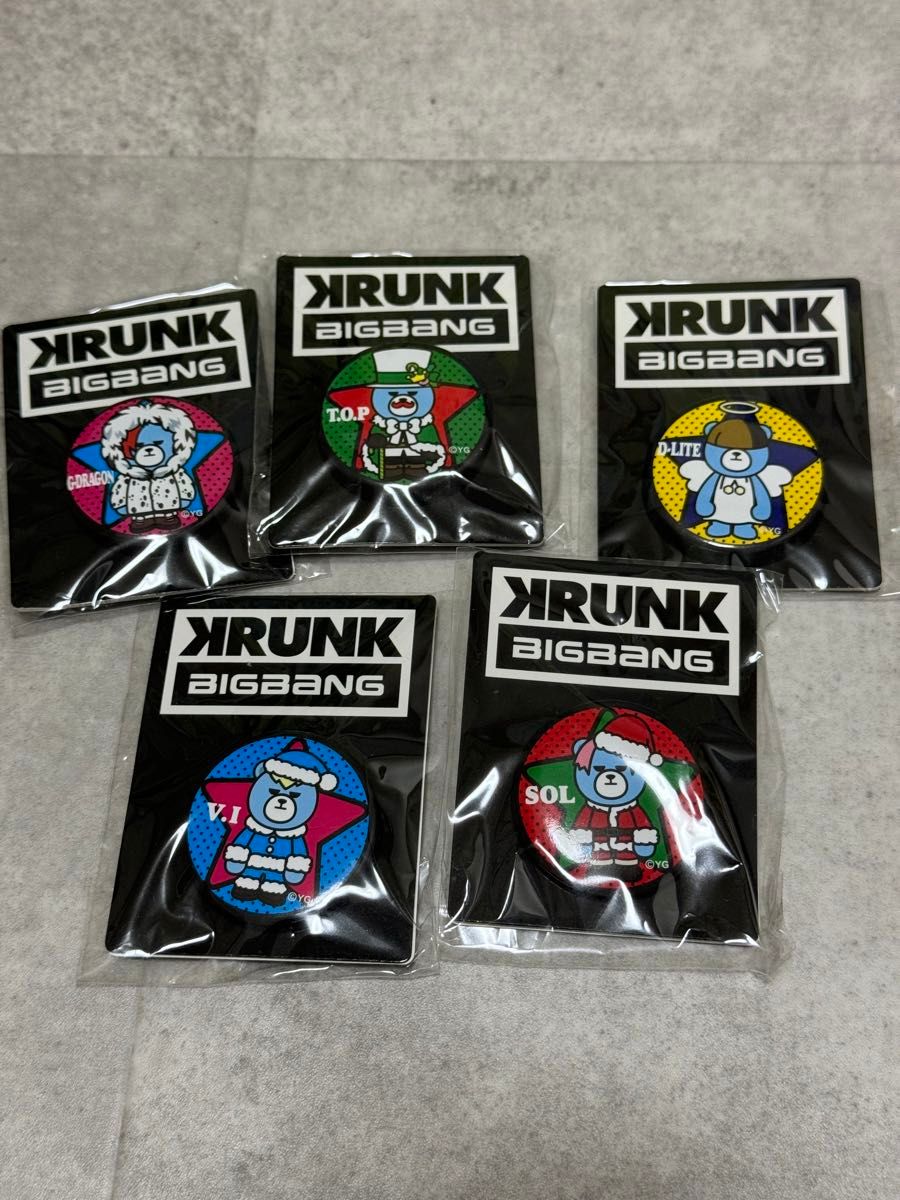 BIGBANG KRUNK 缶バッジ G-DRAGON SOL D-LITE 【公式通販】