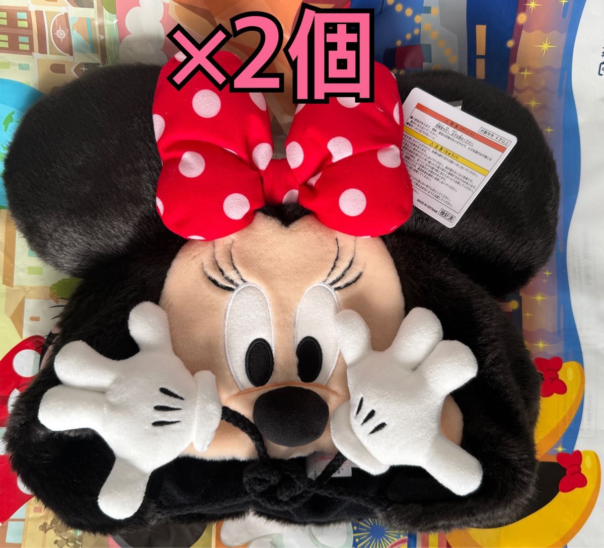 ディズニー ディズニー ファンキャップ ミニー ブラック ファン