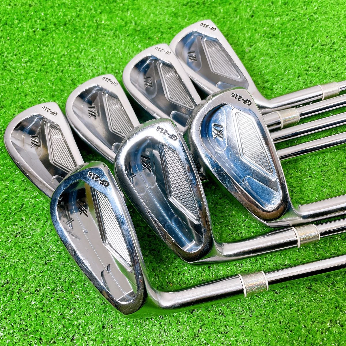 レフティ 左 GORILLA XX1 GF-216 アイアンセット 地クラブ カナモリ