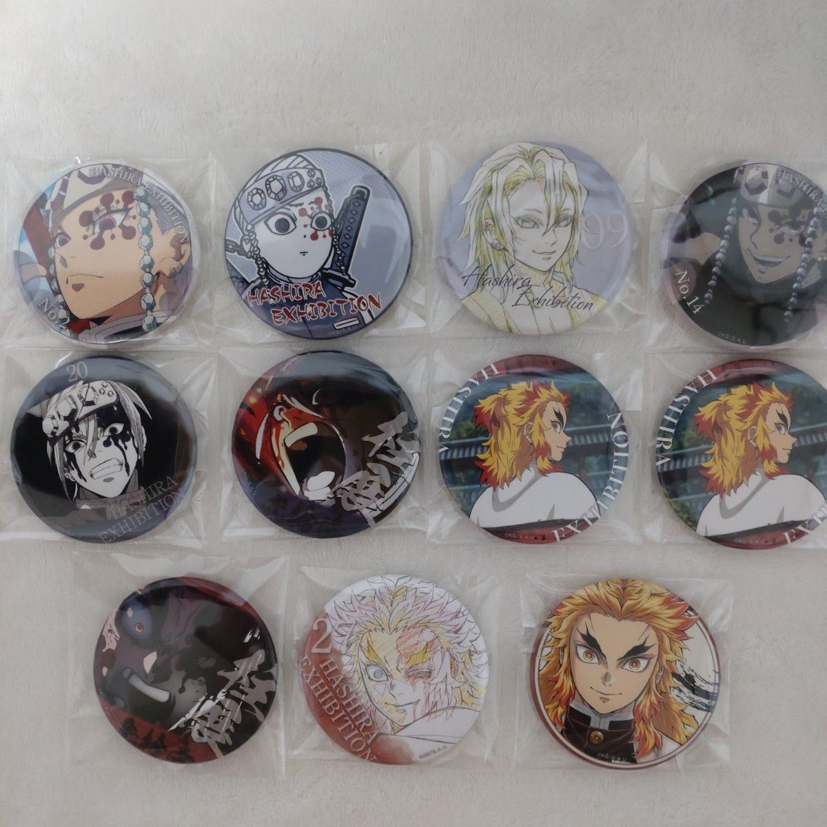 エモーショナル缶バッジ 宇髄天元 未開封 柱展 エモ缶 10点