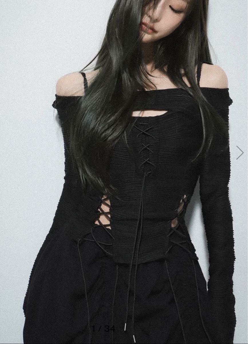 Melt the lady メルトザレディ レースアップレイヤードコルセット