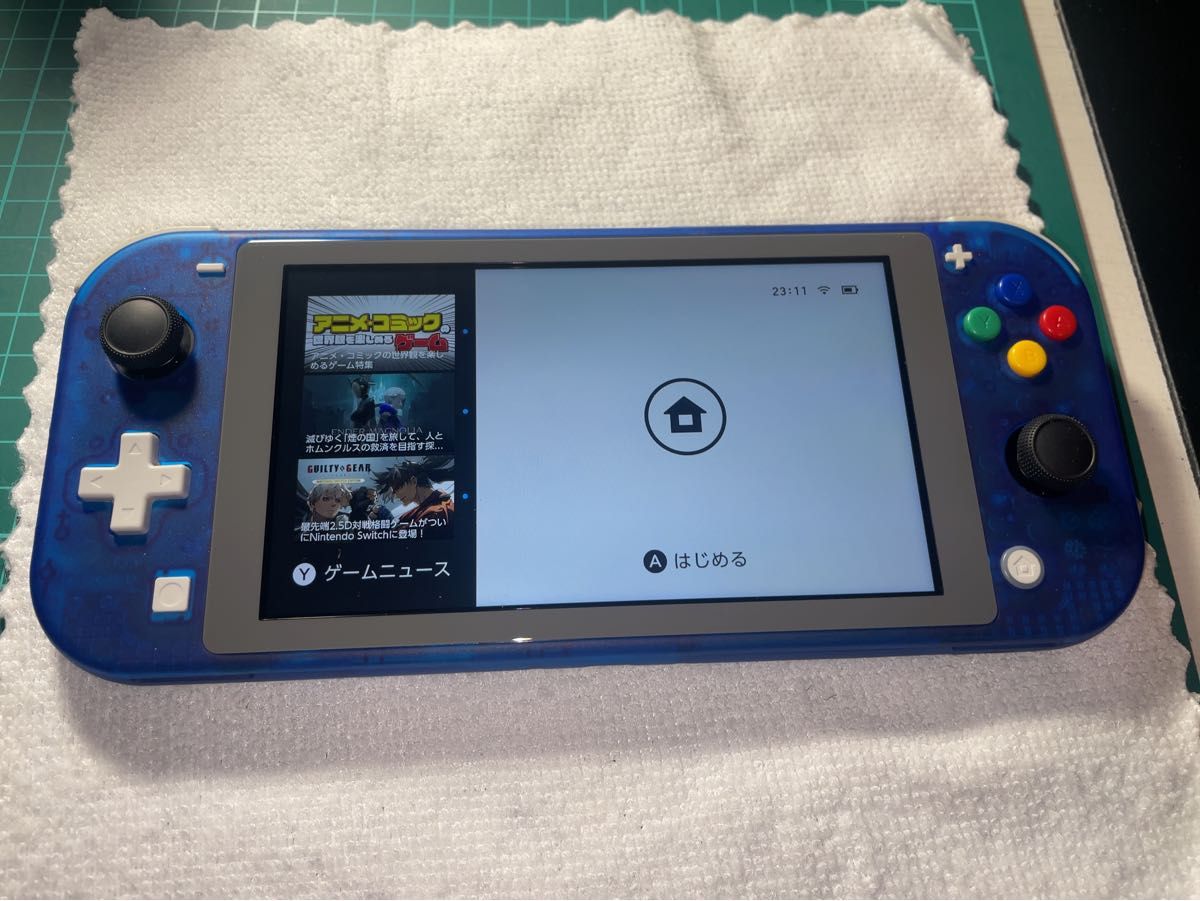 Switch Lite スイッチライト クリアブルー 新品液晶新品外装シェル