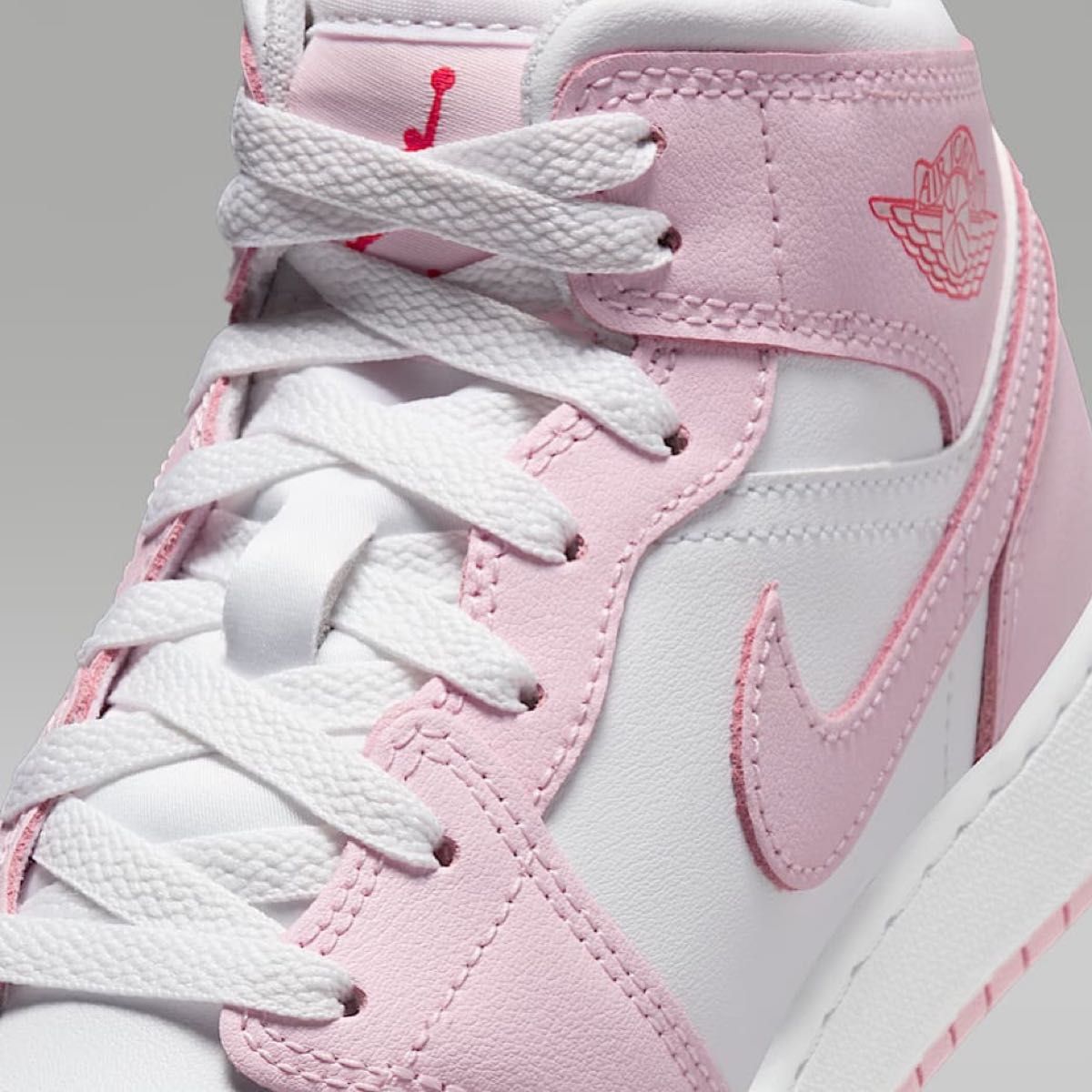 新品22 5cm】NIKE｜AIR JORDAN 1 MID (GS)｜エアジョーダン1｜ピンク