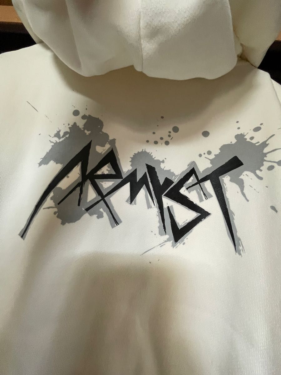 グク BTS JUNGKOOK ARMYST ZIP-UP HOODIE Mサイズ 白 パーカー