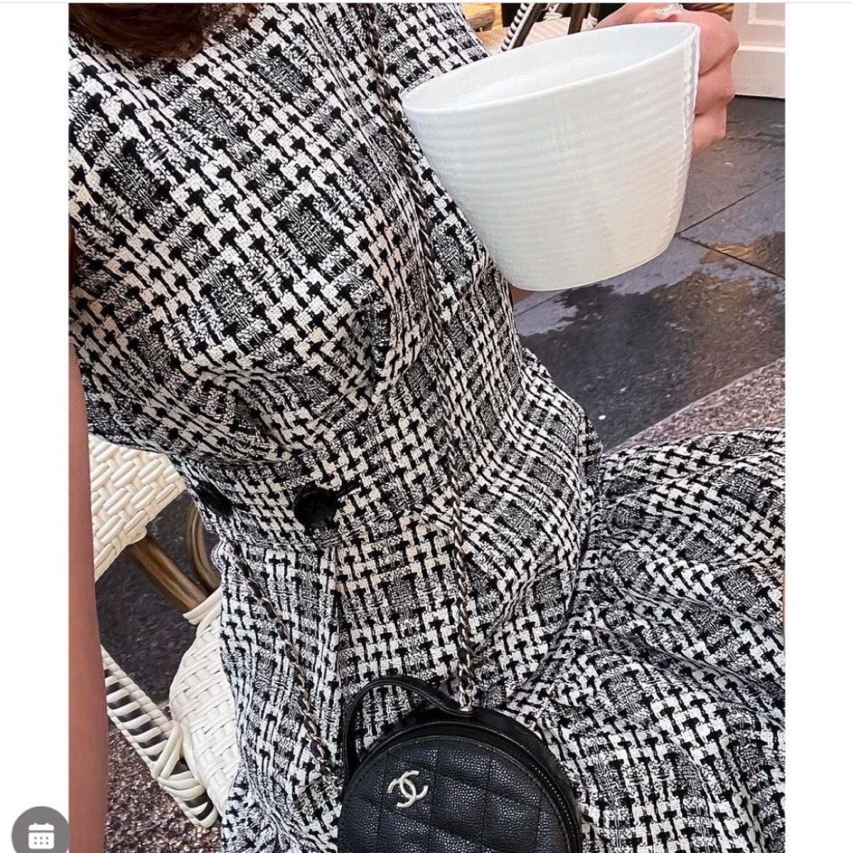 sheller シェリエ サイドタッククラシカルドレス ワンピース 若林虹子