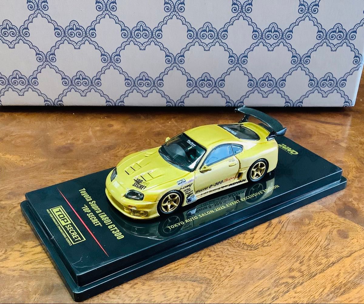 1/64 ミニカー INNO64 トヨタ スープラ A80 GT300トップシークレット