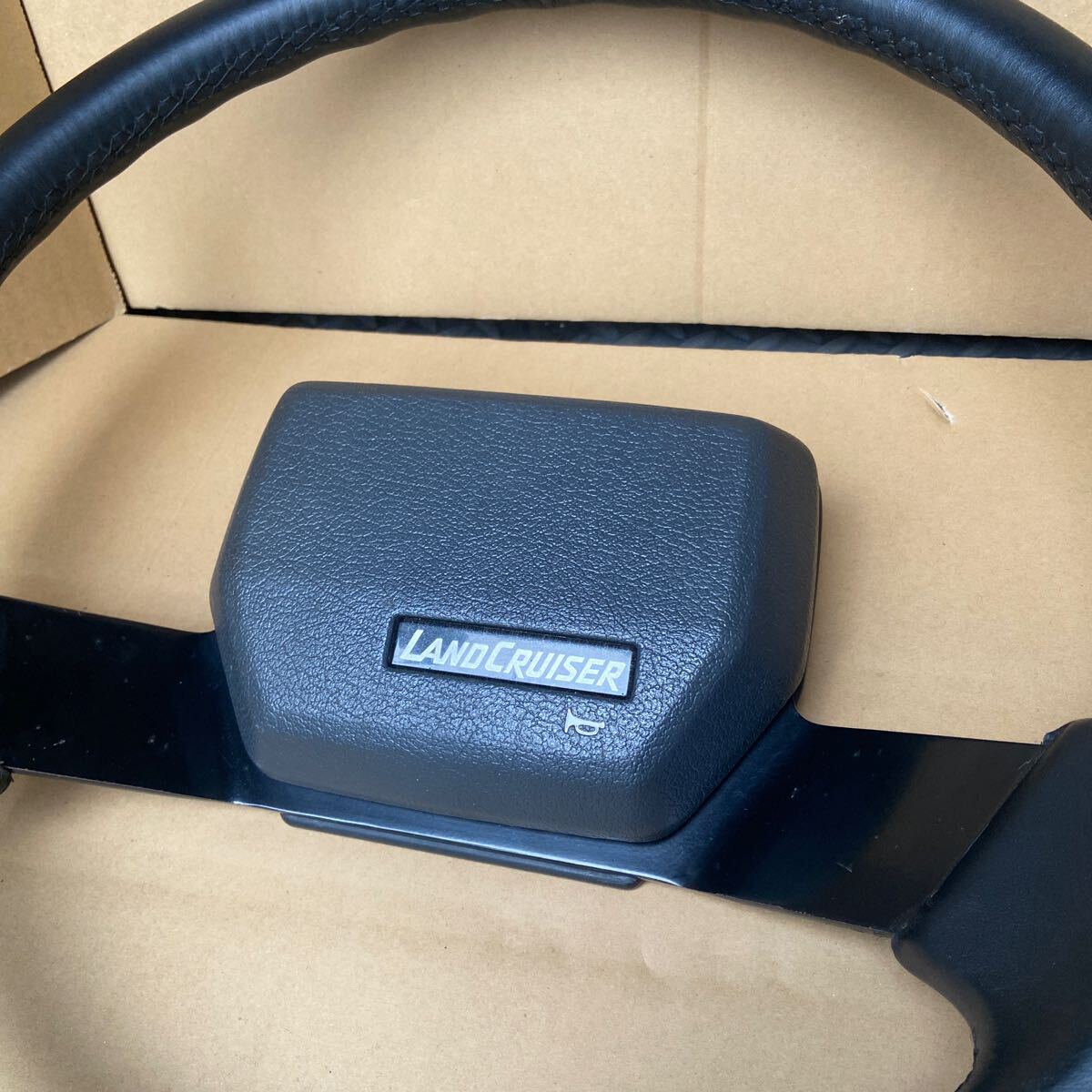 本革 純正 ランクル70 ステアリング ハンドル HZJ PZJ