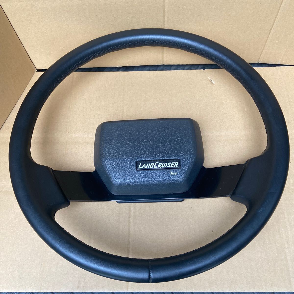 本革 純正 ランクル70 ステアリング ハンドル HZJ PZJ