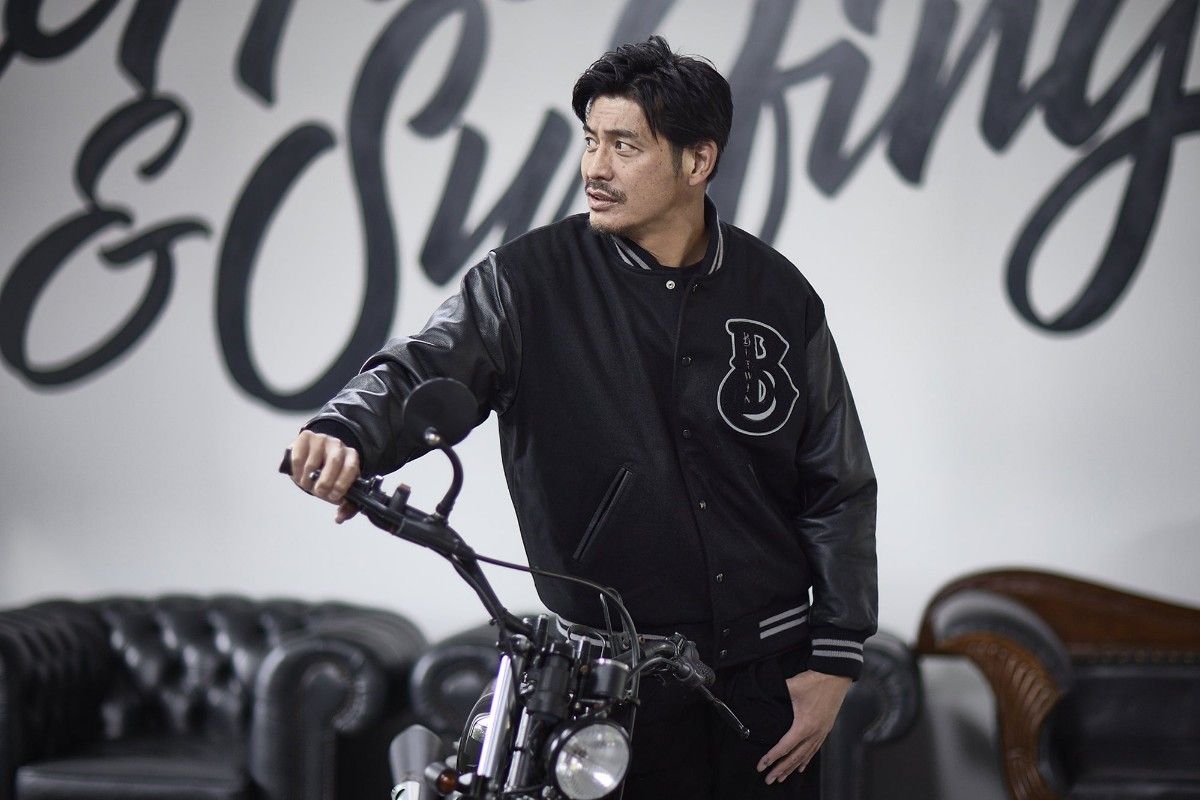 TRSC × BUTWIN MELTON STADIUM JACKET ザライジングサンコーヒー L