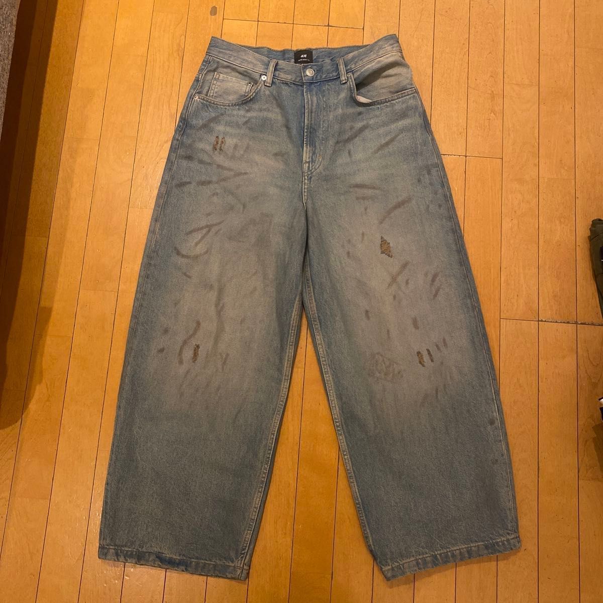 H&M スーパーバギーデニム ブルー 30/30｜Yahoo!フリマ（旧PayPayフリマ）