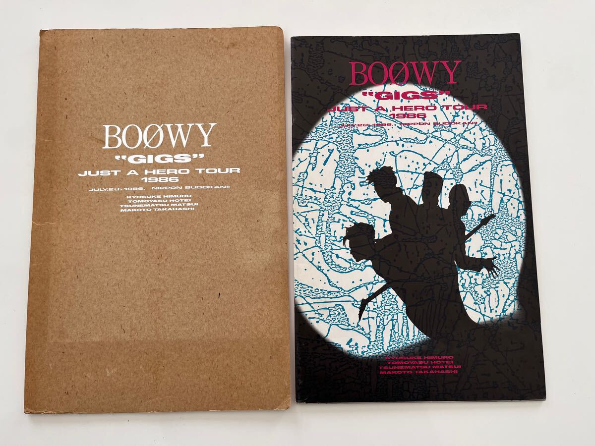 送料無料 BOOWY ”GIGS” JUST A HERO TOUR 1986 日本武道館 限定