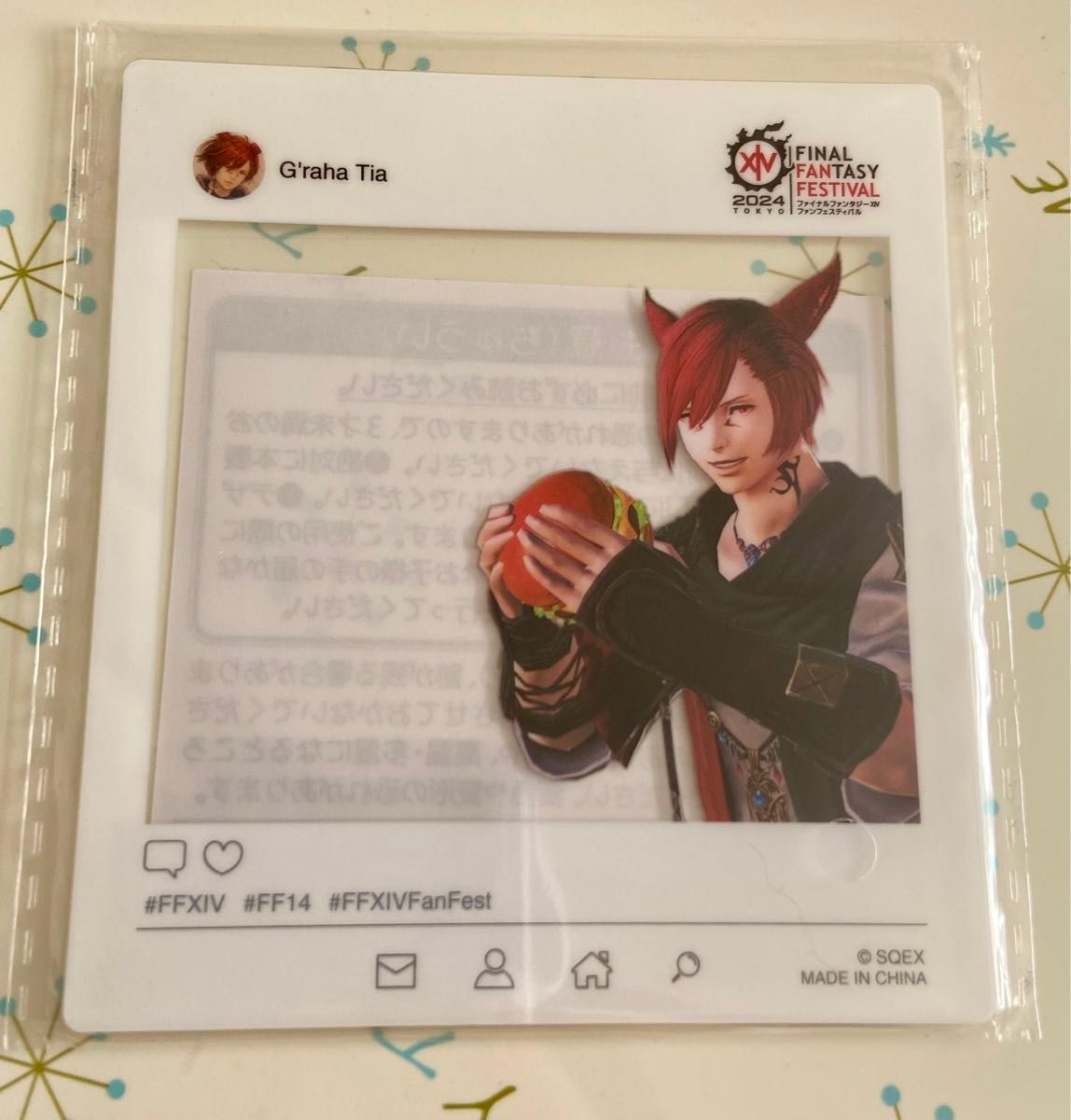 FF14◇ファンフェス 限定 SNS風アクリルカード 全10種 コンプ FF14