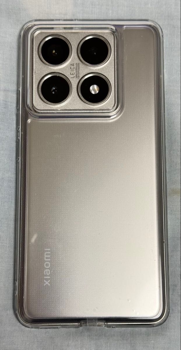 xiaomi 14t pro 256GB チタングレー クリアケース・カメラレンズ保護