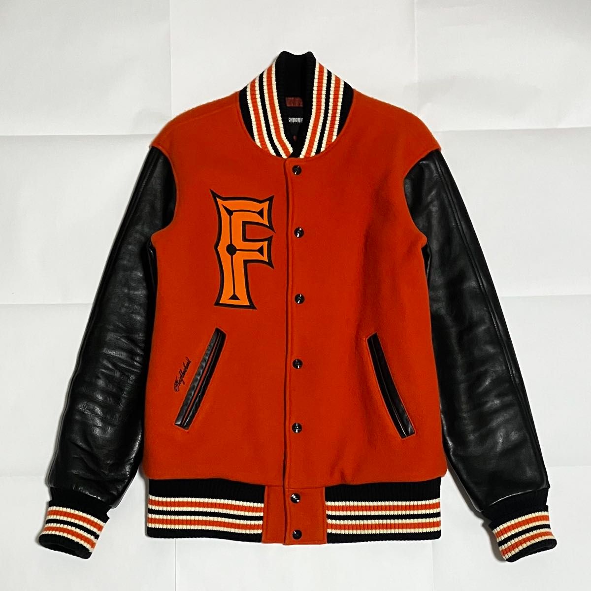 希少】NEIGHBORHOODアワードジャケットスタジャン牛革レザー