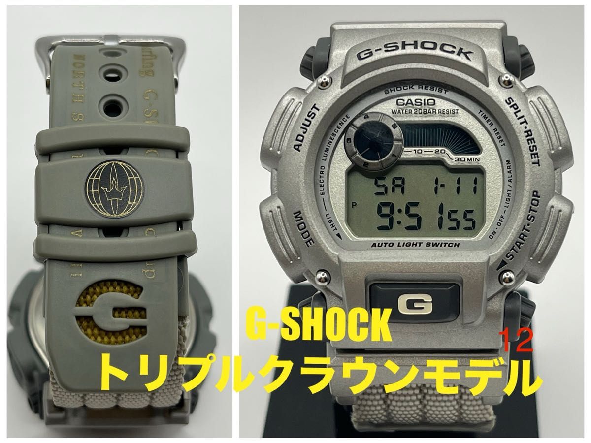 CASIO G-SHOCK トリプルクラウン 限定 オールシルバーモデル 実働品