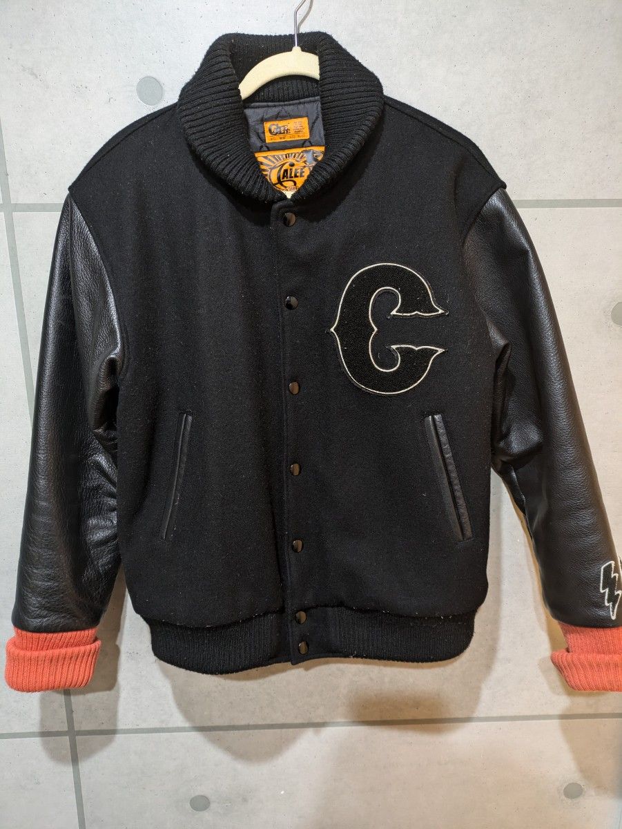 CALEE スタジャン Mサイズ 袖革 ウール｜Yahoo!フリマ（旧PayPayフリマ）