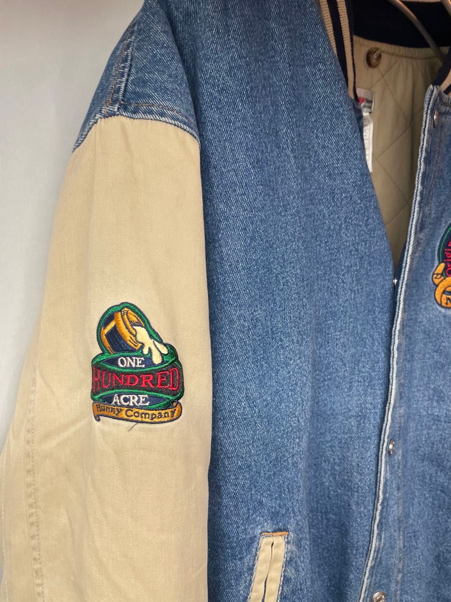 XXXTENTACION着用 Disney プーさん スタジャン ヴィンテージ 90s