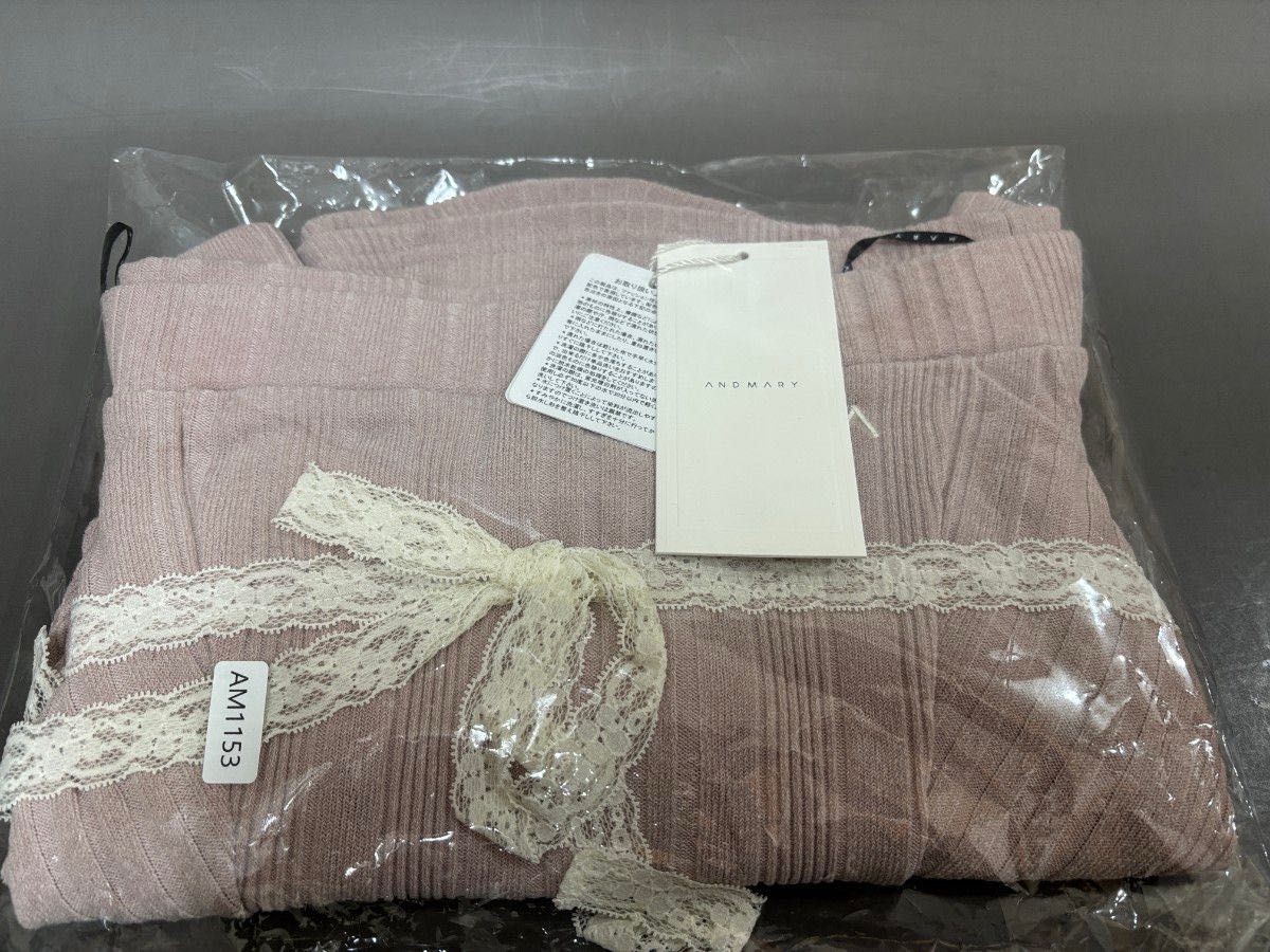新作 ANDMARY Della ribbon tops pink アンドマリー ピンク 残りわずか