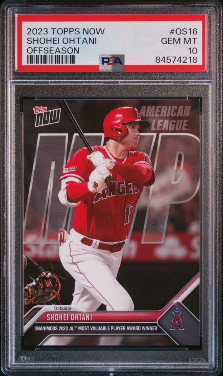 PSA10 2023 Topps Now OS16 大谷翔平 MVP エンゼルス｜Yahoo!フリマ