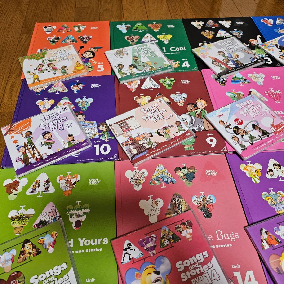 Grape SEED グレープシード 英語教材 ユニット1~20 CD・DVD付き 子ども