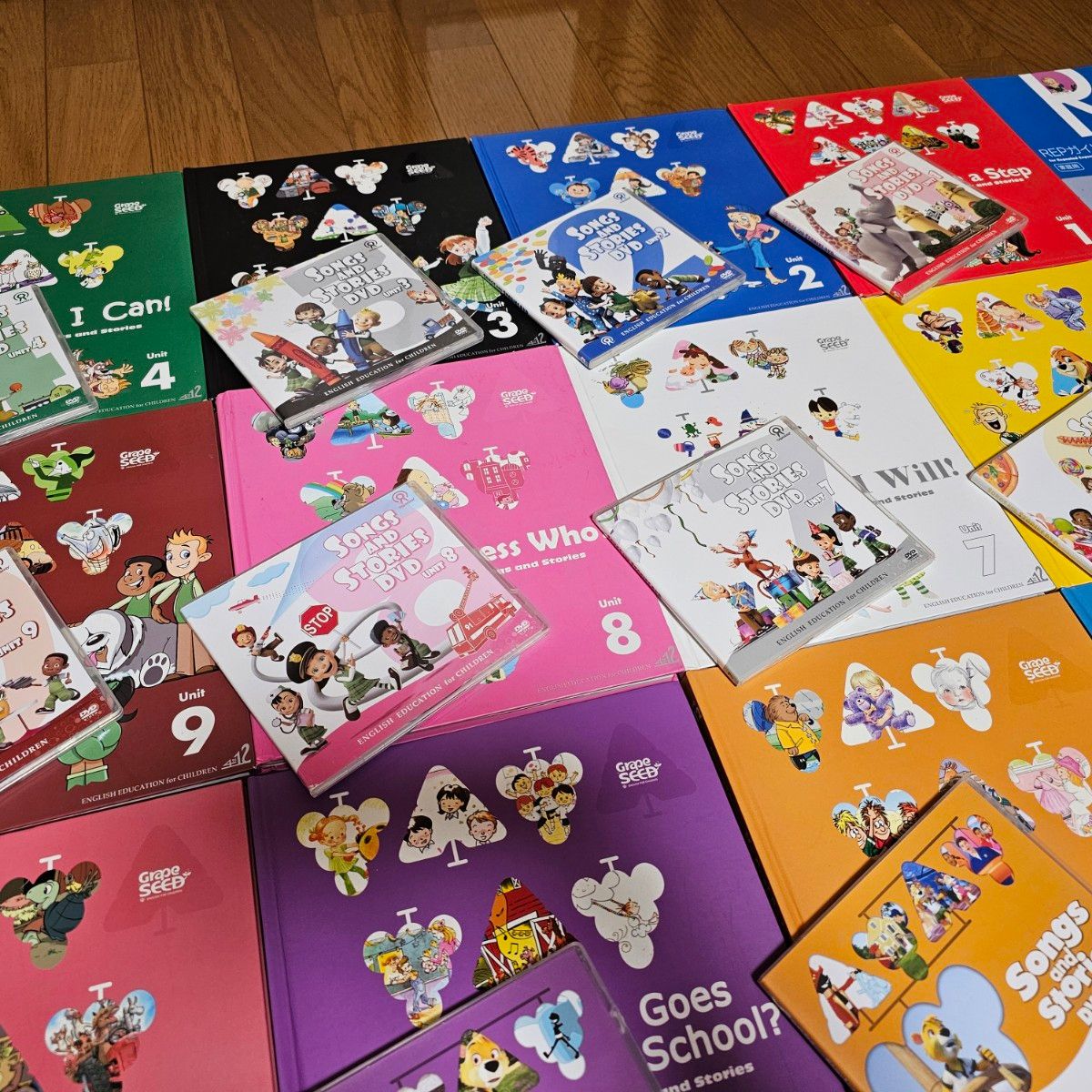 Grape SEED グレープシード 英語教材 ユニット1~20 CD・DVD付き 子ども