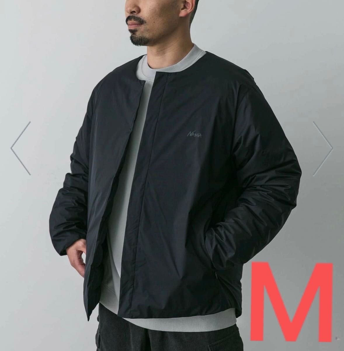 新品 ナンガ アーバンリサーチドアーズ インナーダウン ブラック M