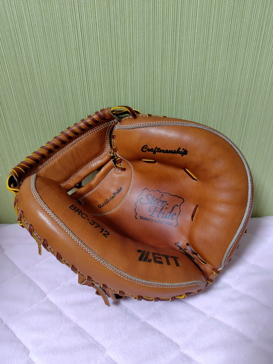 Yahoo!オークション - ZETT BRC-3712 軟式 キャッチャーミット オーバ